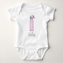 Flicka Newborn Polka Dot Elephant brev i