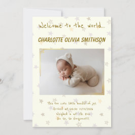 Flicka Nya ankomst Meddelande