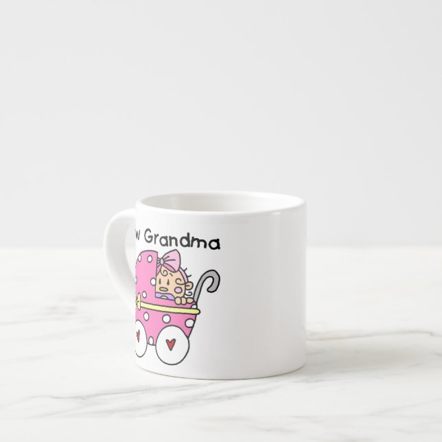 Flicka Nya mormgåvor Espressomugg (Framsida vänster)