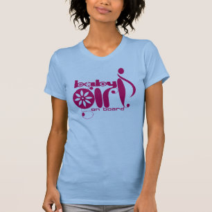 Flicka ombord på Moderskap T-shirt