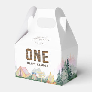Flicka One Lycklig Camper Birthday Presentaskar