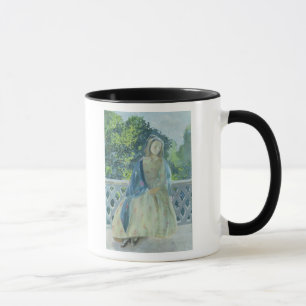 Flicka på Balkong, 1900 Mugg