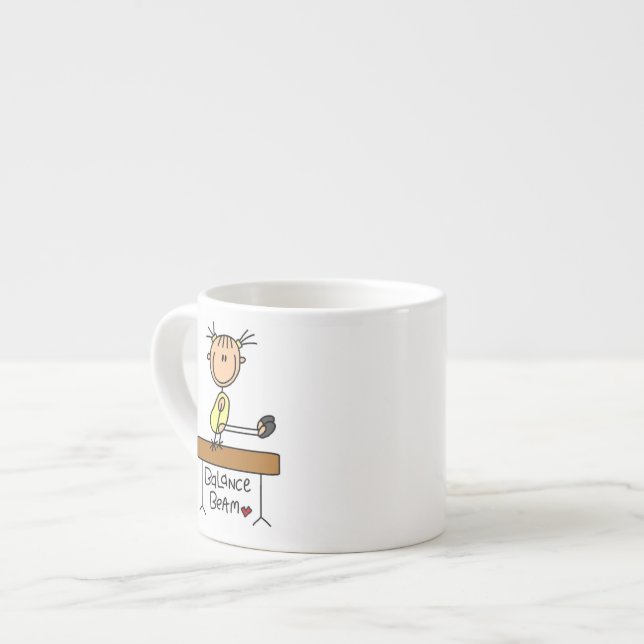 Flicka på bom espressomugg (Framsida vänster)
