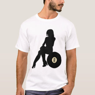Flicka på en boll 8 t shirt