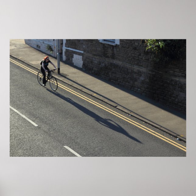 Flicka på en cykel poster (Framsidan)