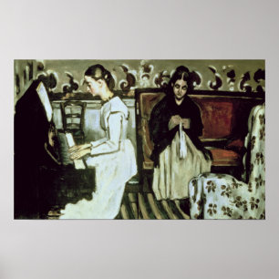 Flicka på pianot, 1868-69 poster