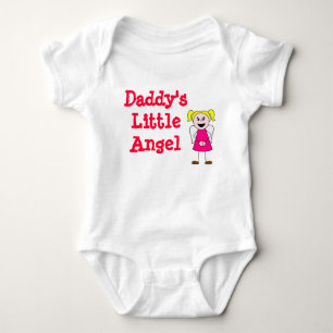 flicka, Pappor Little Angel T-shirt
