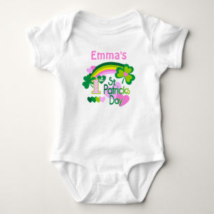 Flicka Personlig First St patricks day T-shirt