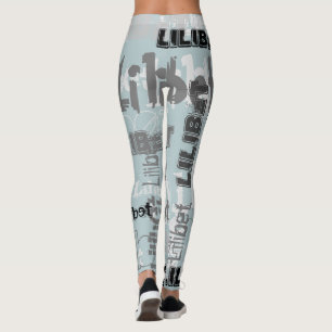 Flicka Pojkar NAMN Present Accessoarer Säll Sagegr Leggings