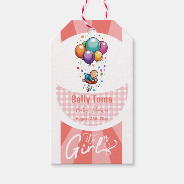 flicka presentetikett (Framsidan)