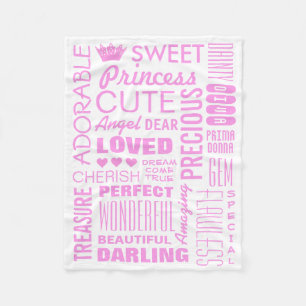 Flicka Princess Fleece Blanket