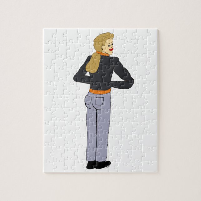 flicka  pussel (Vertikal)