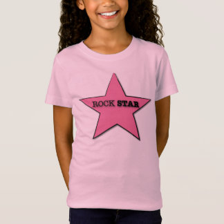 Flicka rockstjärnaskjorta t-shirt