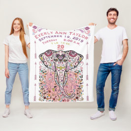 Flicka Rosa Birth Record Stats Elephant Tribe Fleecefilt