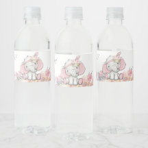 Flicka Rosa Boho Elefant Baby Shower
