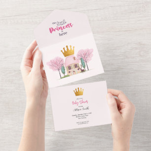 Flicka Rosa Fairy Castle Princess Baby Shower
