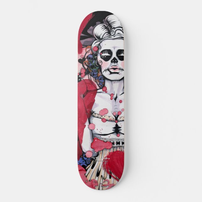 "Flicka" seriedäck Skateboard Bräda 20,5 Cm (Framsida)