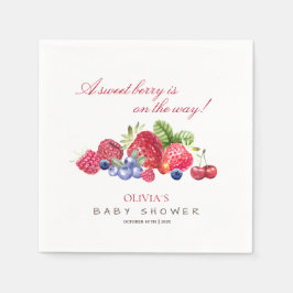 Flicka Shower Berry Sweet Pappersservett