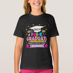 Flicka sist dag av den Pre-K T-tröja T Shirt