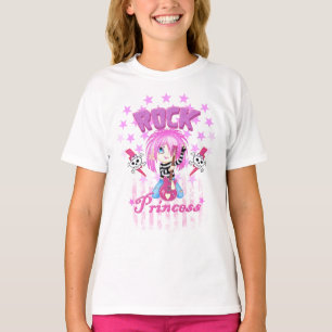 Flicka skjorta för rockstjärnaPrincess Tröja