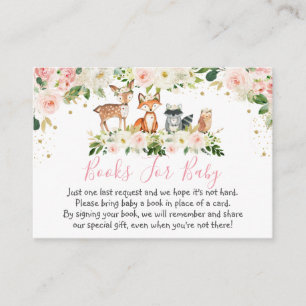 Flicka Skogsmark Rodnad Blommig Bok Rekommendation Tilläggskort