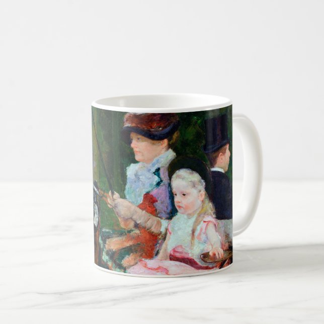 Flicka som åker vagn, Mary Cassatt Kaffemugg (Framsida höger)