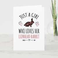 Flicka som Kärlek hennes Lionhead Rabbit Owner Gif
