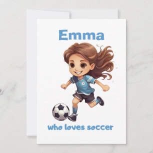 Flicka som Kärlek med ditt namn Julkort