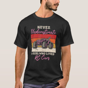 Flicka som Kärlek RC tar Tävlan för fjärrkontroll T Shirt
