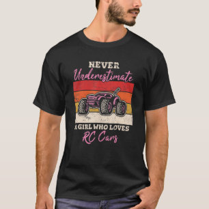 Flicka som Kärlek Rc-Tävlan för fjärrkontroll med T Shirt