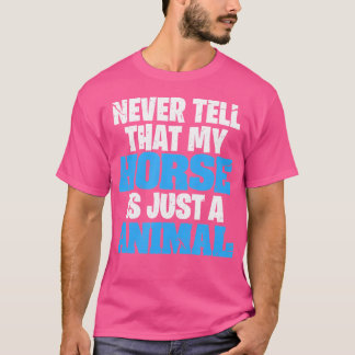 Flicka som rider häst I ridning tävling T Shirt