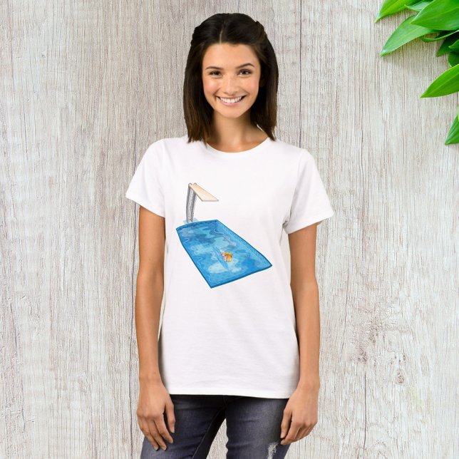 Flicka som simmar t shirt (Skapare uppladdad)
