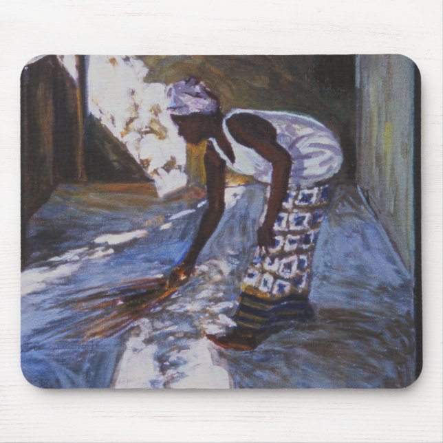 Flicka som sopar I 2002 Musmatta (Framsidan)