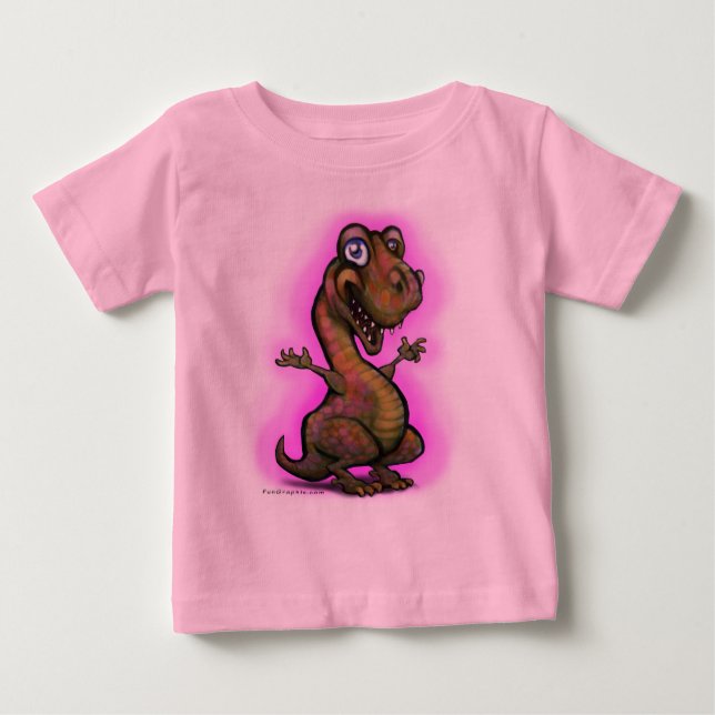 Flicka T-Rex Tee (Framsida)