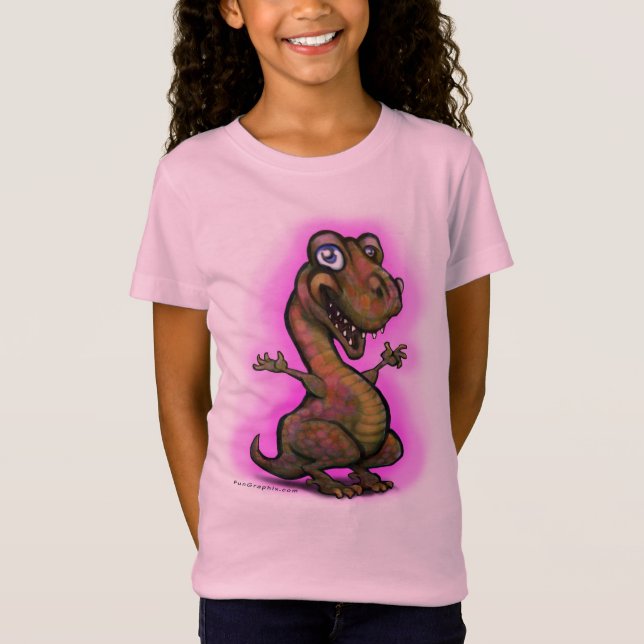 Flicka T-Rex Tee (Framsida)