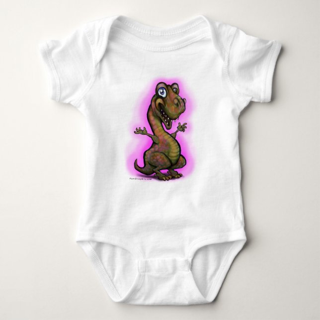 Flicka T-Rex Tee (Framsida)