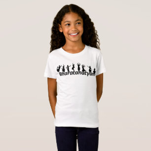 Flicka T-tröja för Bharatanatyam dansare T-shirt