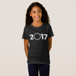 Flicka underbar T-tröja 2017 för förmörkelse f T Shirt