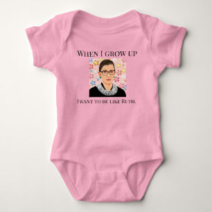 Flicka vill jag vara som Ruth Bader Ginsberg T Shirt