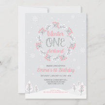Flicka Winter Onederland 1-årsdag, Första födelsed