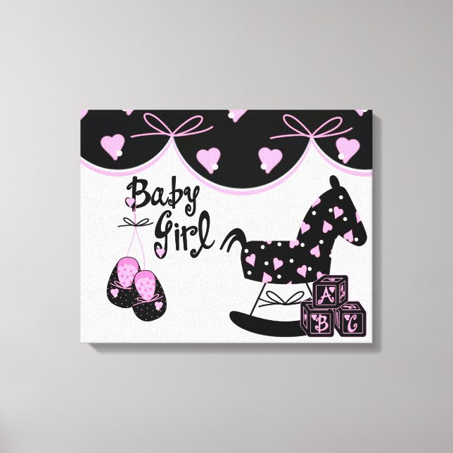 Flicka Wrapped Canvas (Framsida)