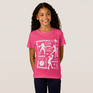 FlickabasketSportsTerminology typografi T-shirt
