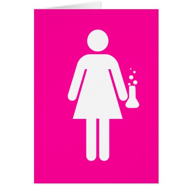 Flickaforskare Hälsningskort (Framsidan)