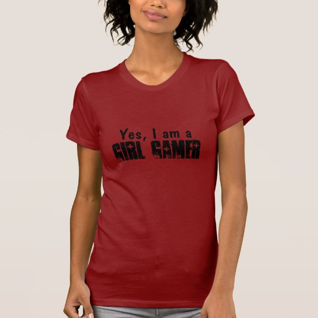 FlickaGamer T-shirt (Framsida)