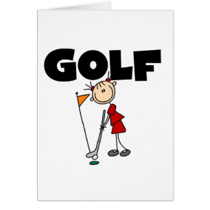 FlickaGOLF Hälsningskort