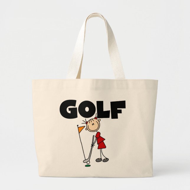FlickaGOLF Jumbo Tygkasse (Framsidan)