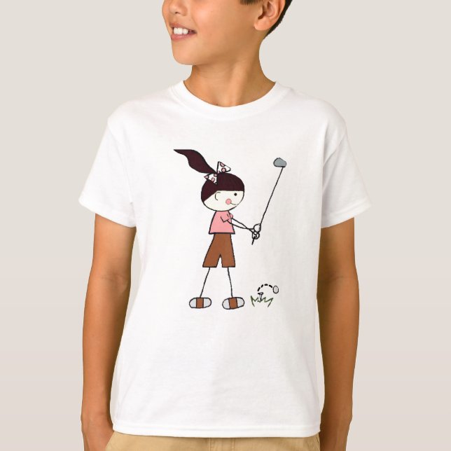 Flickagolfare T-shirt (Framsida)