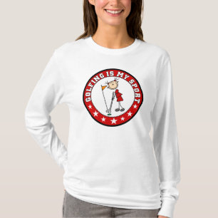 Flickagolfspelet är min sportT-tröja T-shirt