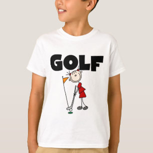 FlickaGOLFT-tröja och gåvor Tee Shirt