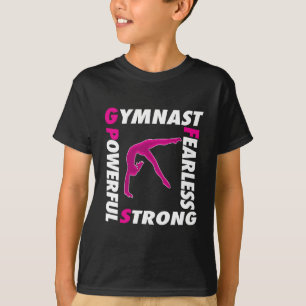 Flickagymnasten driver styrkagåvan t shirt